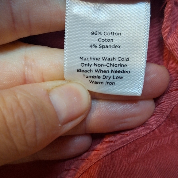 Talbots 10 petite lightweight cotton blazer jacket berry women's - Picture 4 of 6